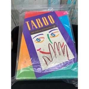Taboo Vintage Card Game, 1989 Milton Bradley Game